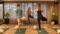 The yoga room at the Aktivhotel Alpendorf is the ideal place for breathing exercises, mediation and body tension exercises.© Oczlon