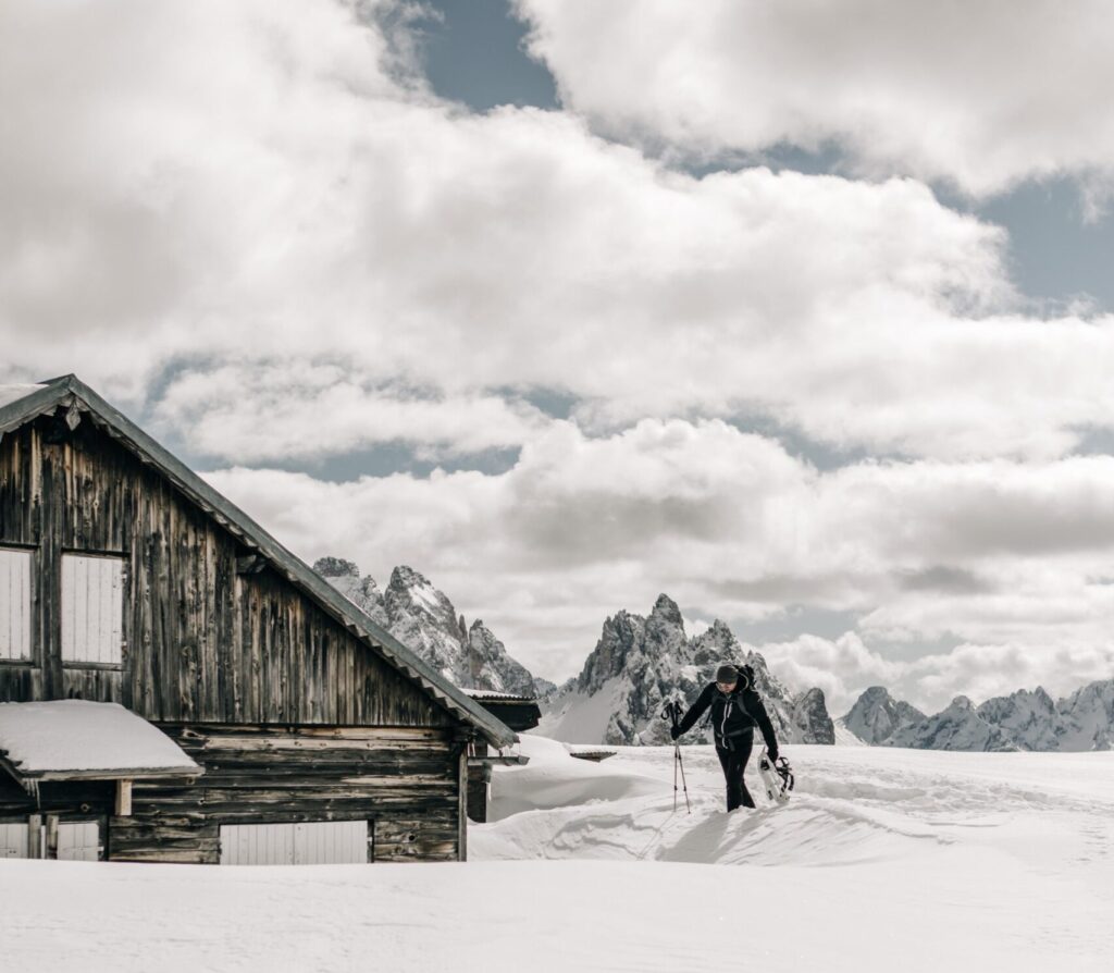 Le Dolomiti altoatesine sono ideali per le escursioni con gli sci.