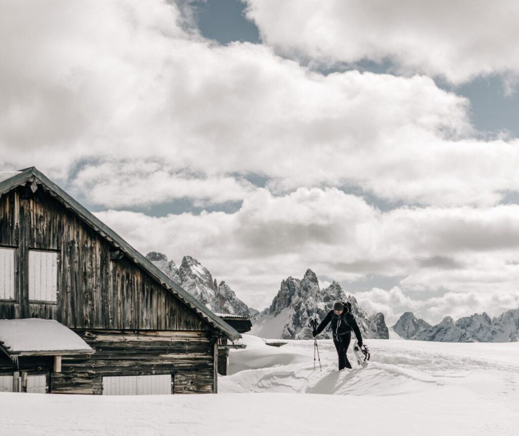 Skistouren kann man in den Südtiroler Dolomiten bestens absoliveren.