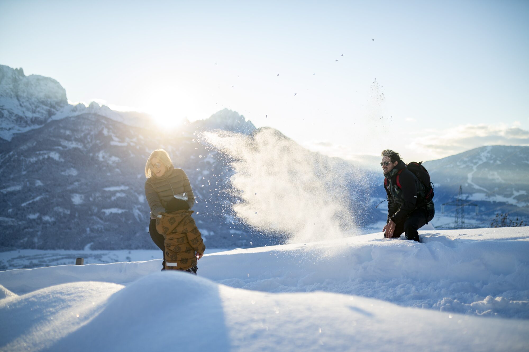 Die Wanderhotels ermöglichen Winterwandern an den schönsten Plätzen der Alpen.